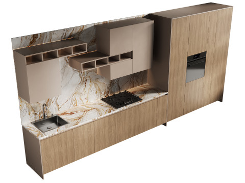 Modern kitchen 22 3D Model
