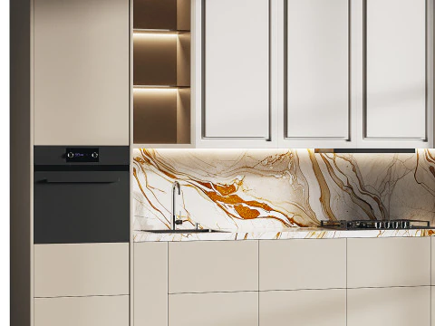 Cucina moderna 23 Modello 3D