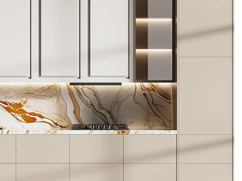 Cucina moderna 23 Modello 3D