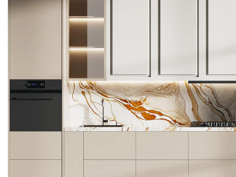 Cucina moderna 23 Modello 3D