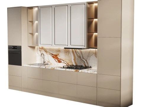 Cucina moderna 23 Modello 3D