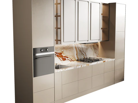 Cucina moderna 23 Modello 3D