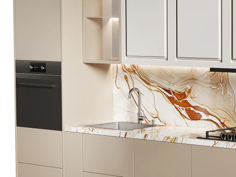 Cucina moderna 23 Modello 3D