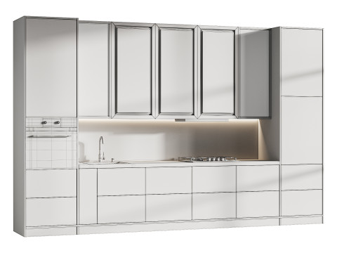 Modern kitchen 23 3D Model