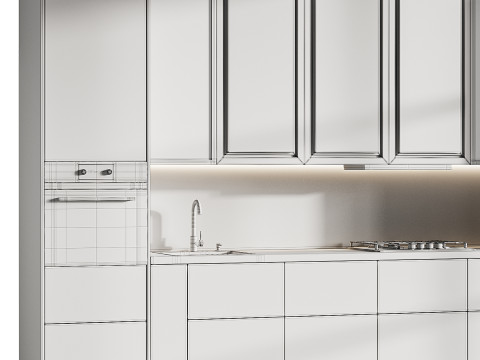 Modern kitchen 23 3D Model