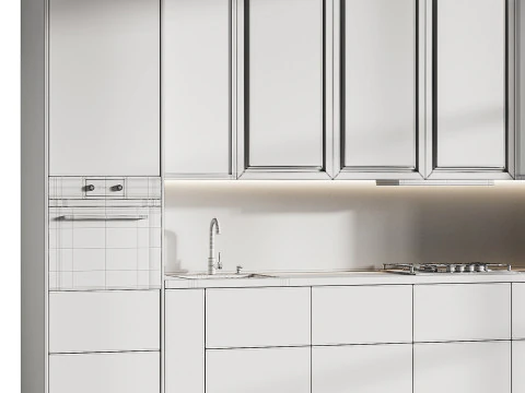 Cucina moderna 23 Modello 3D