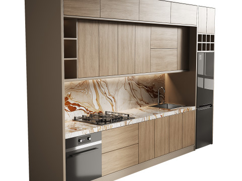 Modern kitchen 24 3D Model