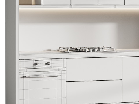 Modern kitchen 24 3D Model