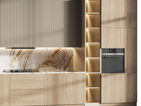 Modern kitchen 25 3D Model
