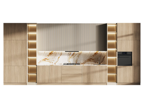 Modern kitchen 25 3D Model