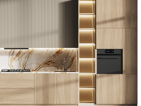 Modern kitchen 25 3D Model