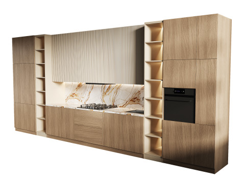Modern kitchen 25 3D Model