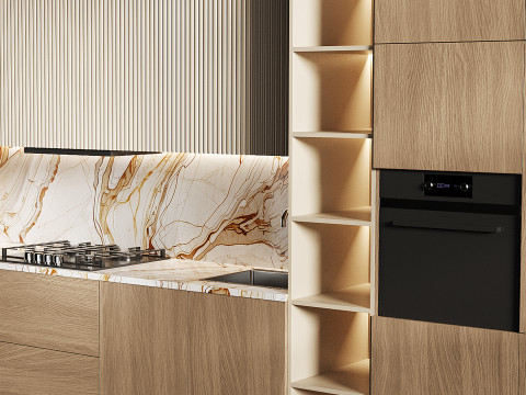 Modern kitchen 25 3D Model