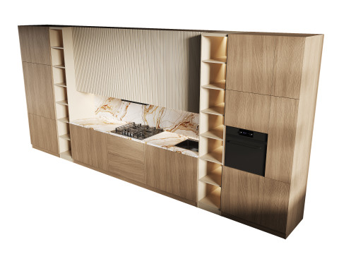 Modern kitchen 25 3D Model