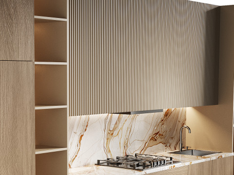 Modern kitchen 25 3D Model