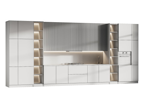 Modern kitchen 25 3D Model