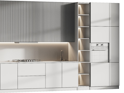 Modern kitchen 25 3D Model