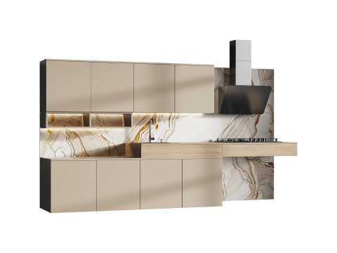 Modern kitchen 26 Model 3D