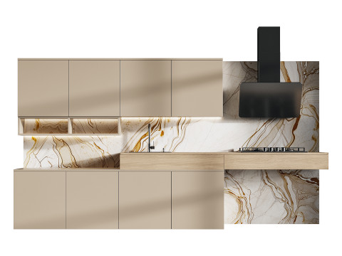 Modern kitchen 26 3D Model