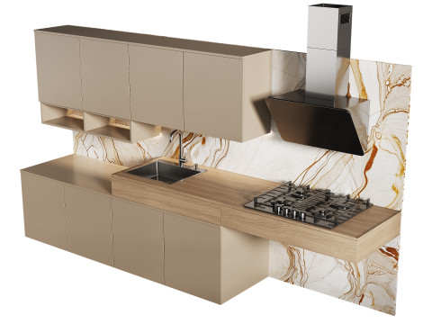 Modern kitchen 26 3D Model