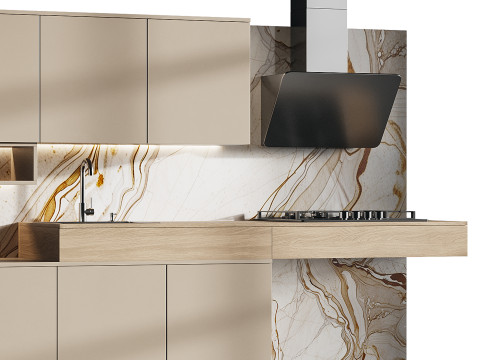 Modern kitchen 26 3D Model