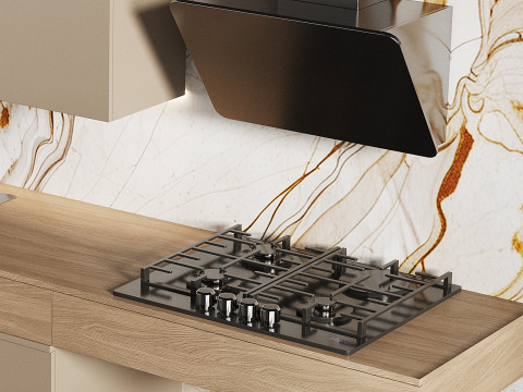 Modern kitchen 26 3D Model