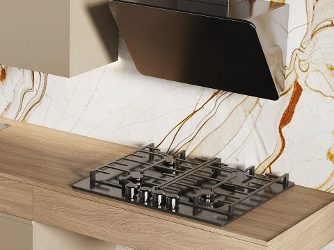 현대식 주방 26 3D 모델