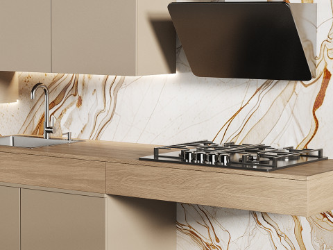 Modern kitchen 26 3D Model