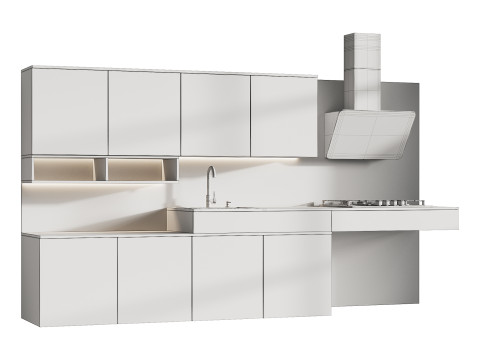Modern kitchen 26 3D Model