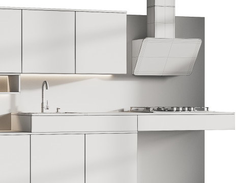Modern kitchen 26 3D Model