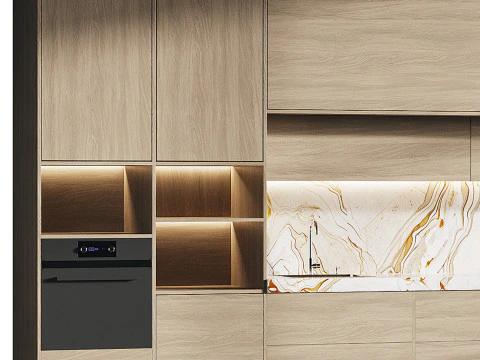 Modern kitchen 28 3D Model