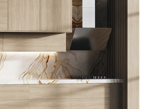 Modern kitchen 28 3D Model