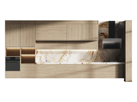 Modern kitchen 28 3D Model