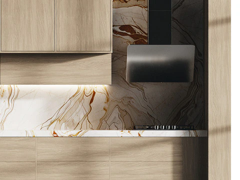Modern kitchen 28 3D Model