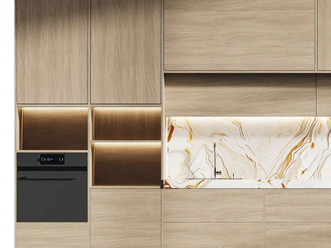Modern kitchen 28 3D Model