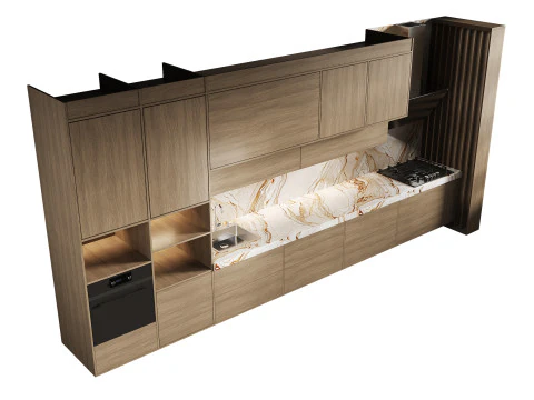 Modern kitchen 28 3D Model
