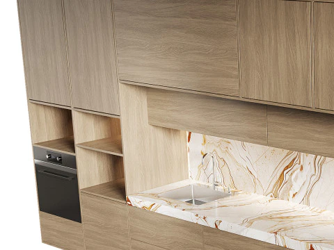 Modern kitchen 28 3D Model