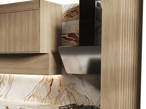 Modern kitchen 28 3D Model