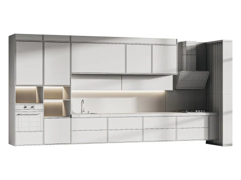 Modern kitchen 28 3D Model