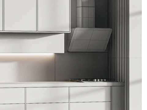 Modern kitchen 28 3D Model