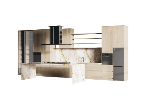 Modern kitchen 29 Model 3D