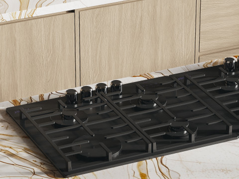 Modern kitchen 29 Modelo 3D