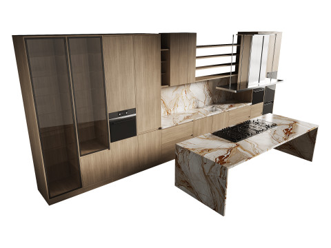 Modern kitchen 29 Modelo 3D
