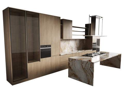 Modern kitchen 29 Modelo 3D