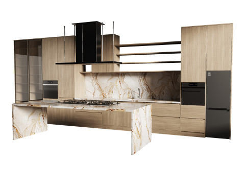 Modern kitchen 29 Modelo 3D