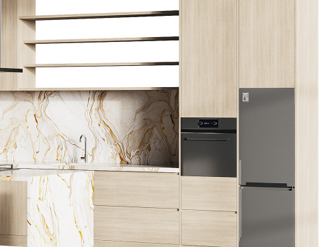 Modern kitchen 29 Modelo 3D
