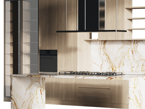 Modern kitchen 29 Modelo 3D