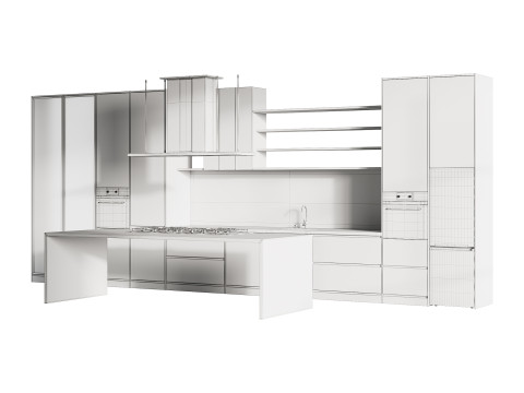 Modern kitchen 29 Modelo 3D