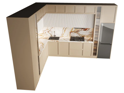 Dapur modern 30 Model 3D