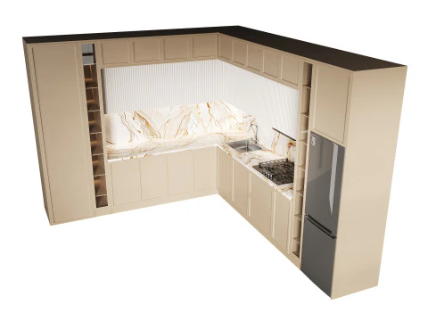 Dapur modern 30 Model 3D